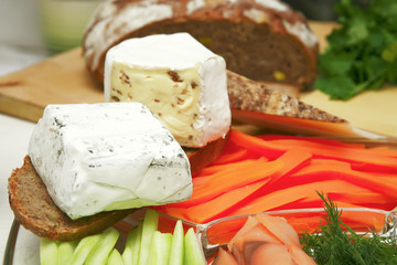 different types of french cheeses