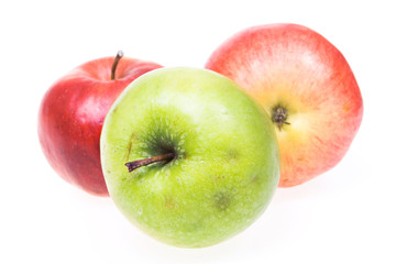 Healthy Eating, isolated on white background.