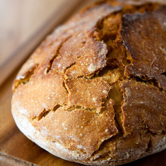 Rustic loaf of bread
