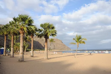 Deurstickers Playa de Las Teresitas, Canary Island Tenerife, Spain © philipus