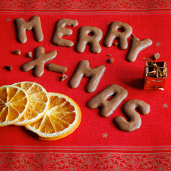 weihnachtliche buchstaben-grüße