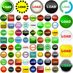 Load icons. Vector set.