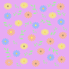 floral scrapbook background