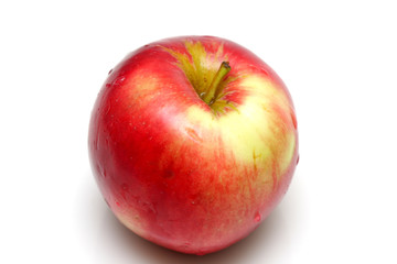 Red apple isolated on white