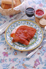 Costolette impanate in rosso - Secondi Emilia Romagna