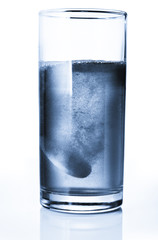 Tablet in water