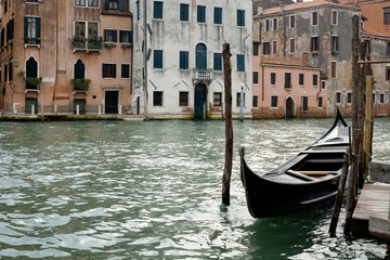 Plakat Gondola w Wenecji