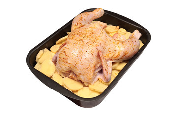 uncooked hen