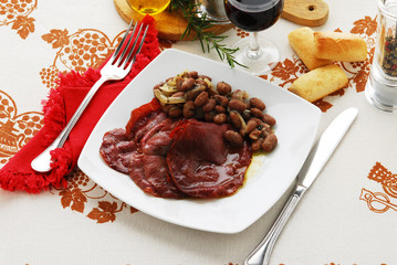 Carne salada e fagioli - Secondi di carne del Veneto