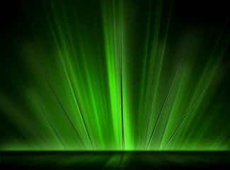 Green Glowing Spikes