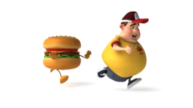 Hamburger et adolescent