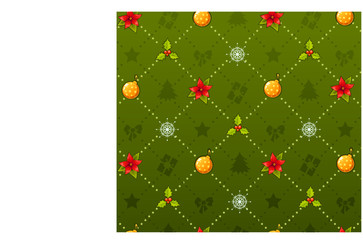 Naklejka premium Christmas pattern