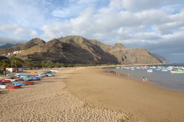 Türaufkleber Playa de Las Teresitas, Canary Island Tenerife, Spain © philipus