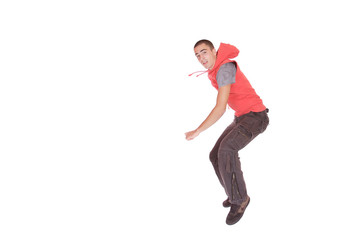 Man isolated on white