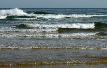 Beach on the north coast in Spain