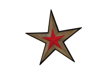 gold and red star