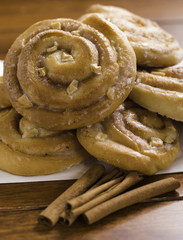 sweet buns and cinnamon