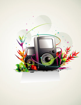 Sound system vector