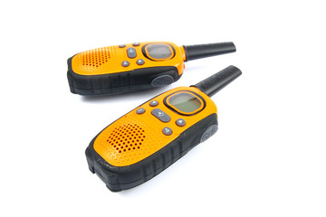 walky talky isolated on white