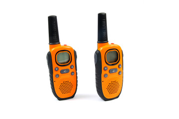 walky talky isolated on white