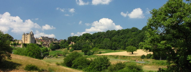 Fototapeta na wymiar Salignac i Castle, Périgord, Quercy, Limousin