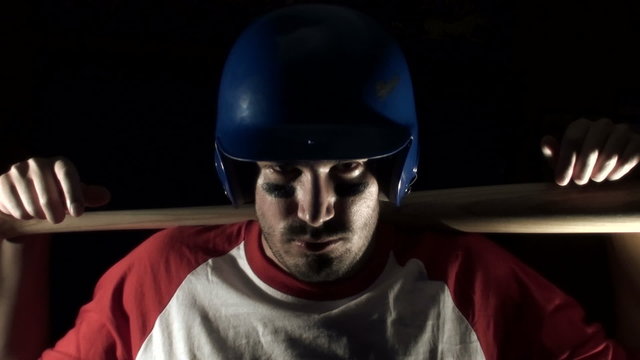 Baseball player pose - HD