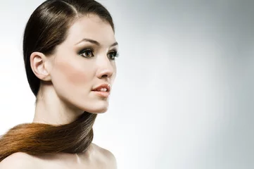 Photo sur Plexiglas Salon de coiffure beauty portrait