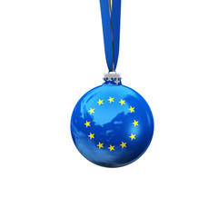 Christbaumkugel Europa © typomaniac