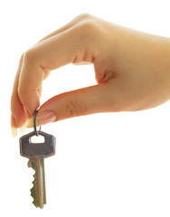 Hand holding keys