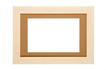 picture frame on white