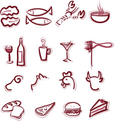 Restaurant Menu icons