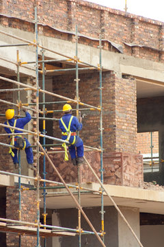 Men working on site