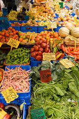 Vegetables at Campo dei Fiori in Rome