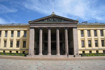 Fototapeta na wymiar palais royal de norvege