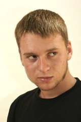 Fototapeta premium Portrait of the guy.