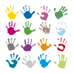 hand prints