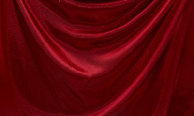 red textile background