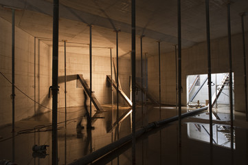 Neubau Baustelle Untergeschoss