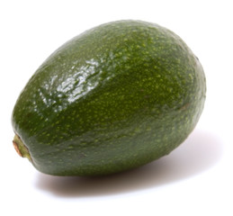 avocado isolated on white