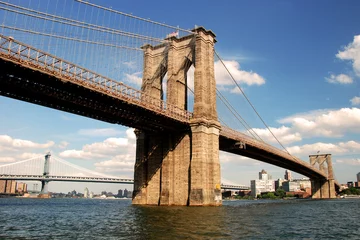 Rolgordijnen Brooklyn bridge in New York City © Vacclav