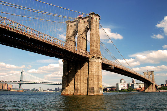 Fototapeta Brooklyn bridge in New York City