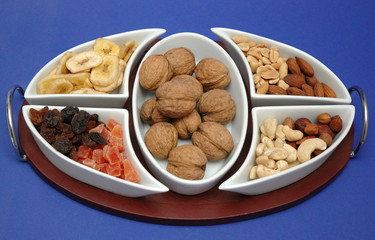 dried fruits and nuts