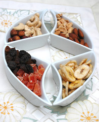 dried fruits and nuts