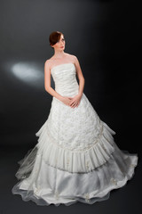 Fototapeta premium Kleid Hochzeitskleid