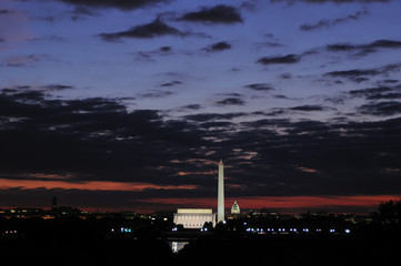 Fototapeta na wymiar Washington DC Skyline
