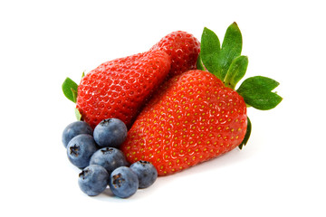 Strawberries and Blueberries