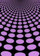 Pink circle abstract background