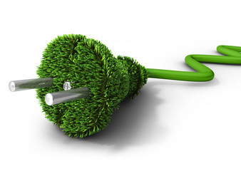 Green energy concept (3d illustration)