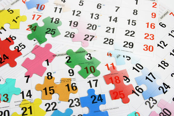Calendar and Jigsaw Puzzles