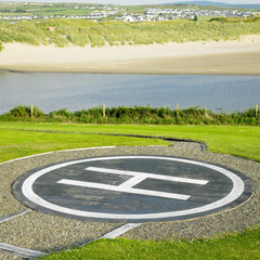 Obraz premium helipad, County Clare, Ireland